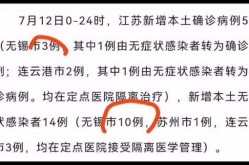 无锡新增3例无症状感染者行动轨迹（江苏3例无症状感染者）