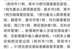 河南新增本土确诊4例，河南新增本土病例1个