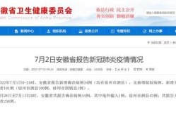 安徽新增本土确诊病例1例，安徽新增本土确诊病例