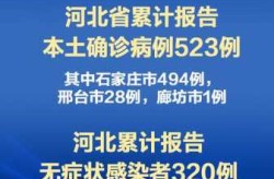 河北5天新增234例，河北新增确诊病例40例