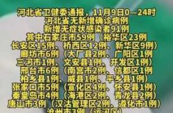 河北新增66例本土无症状，河北新增4个本土确诊病例