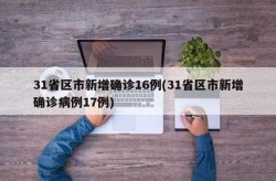 31个省份新增确诊病例17例 新闻，31省区市增17例病例