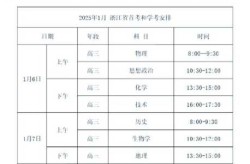 浙江高考时间2023年时间表（浙江2025高考成绩公布时间）