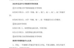 2023中小学生延迟开学，2020年学生开学时间表