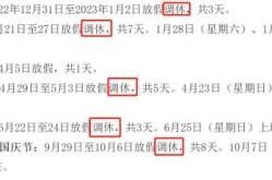 2023调休太恶心了，2023年放假调休时间
