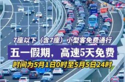 五一高速公路免费几天，五一免高速费吗