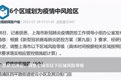 上海疫情最新风险地区，上海疫情风险等级地区名单最新