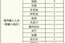 31省区市新增境外输入5例（31个省今天新增多少例）