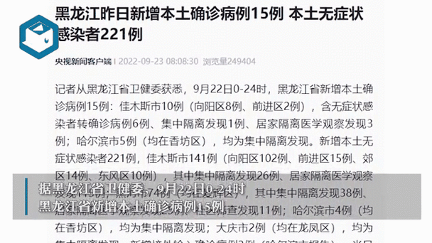 黑龙江新增23例确诊 30例无症状（黑龙江新增本土确诊病例最新消息）