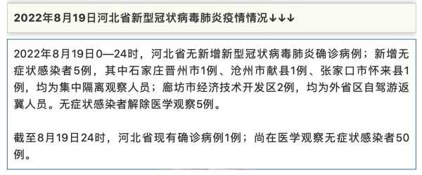 河北新增19例本土无症状感染者(河北急寻2名无症状感染者接触人员)
