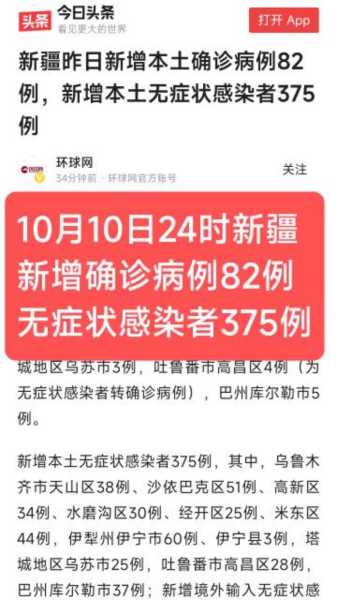 新疆新增本土病例96例是哪里的（全国新增本土病例最新消息）