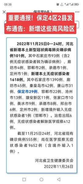河北保定疫情最新数据消息今天新增（河北省保定市最新疫情）