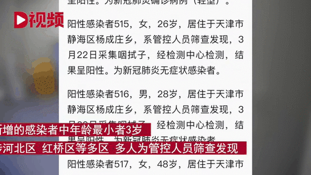 天津新增36例确诊20例无症状(天津确诊两例肺炎)