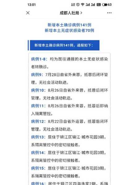 四川新增本土病例系原确诊者侄女(四川确诊病例最新情况)