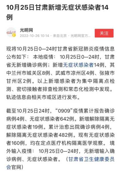 西安疫情最新消息今天 了(兰州疫情最新消息)