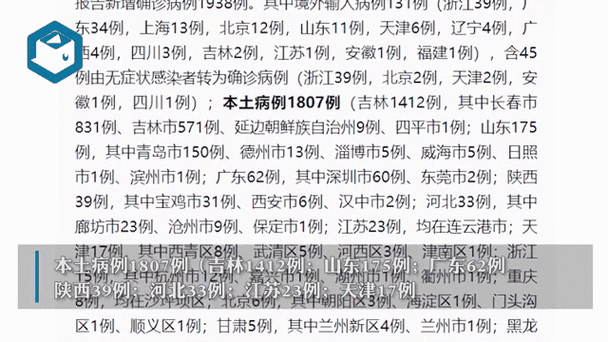 今天中国新增本土病例，31省市新增本土病例最新消息