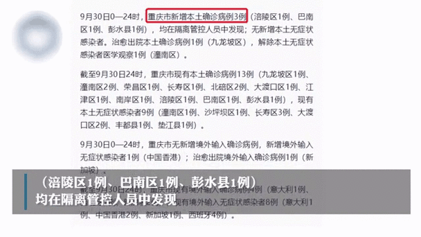 重庆新增本土确诊409例,重庆新增确诊病例