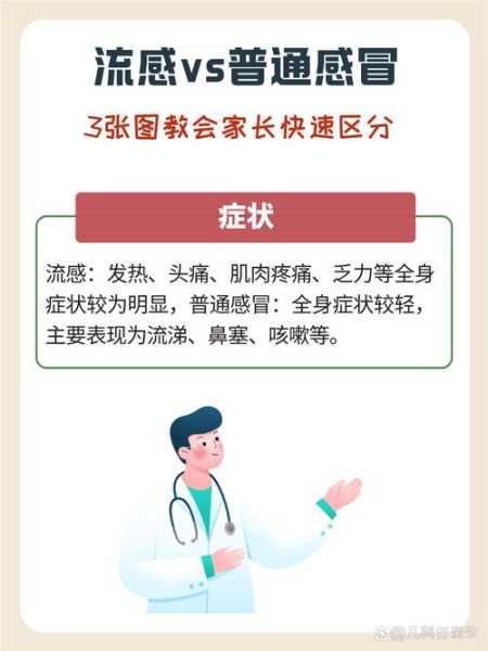 感冒与流感的最大区别,流感与普通感冒的主要区别