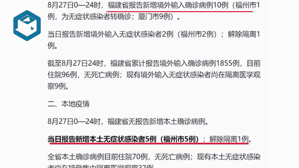 福建新增本土确诊10例,福建新增本土确诊20例详情