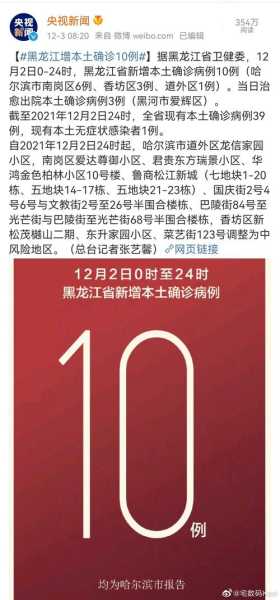 黑龙江疫情爆发时间,黑龙江疫情几月份爆发