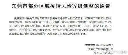 大朗疫情最新情况,东莞大朗疫情风险等级