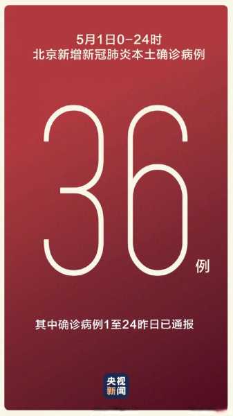 北京新增本土病例36例,北京发现一例本土病例